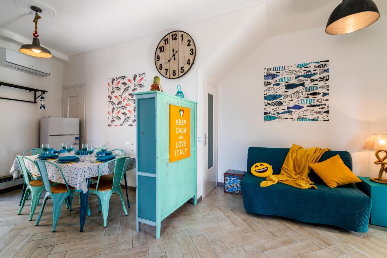 New Fishermans House Seaside, Air Conditioning & Wi-Fi Bordighera Εξωτερικό φωτογραφία